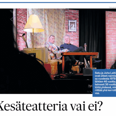 Uusimaa Tänään 19.7.2025 Kesäeatteria vai ei? @TANJA KUISMA